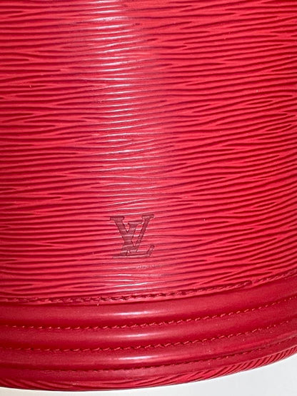 Louis Vuitton Cannes Epi Leather Vanity Bag Red Gold Hardware #QY38BQ