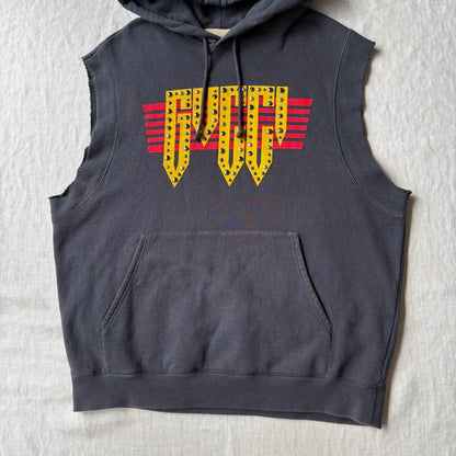 GUCCI COTTON JERSEY SLEEVELESS HOODIE L #QYGXY5