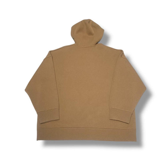 Current Burberry cashmere embroidered hoodie in camel with tags #QYET1X