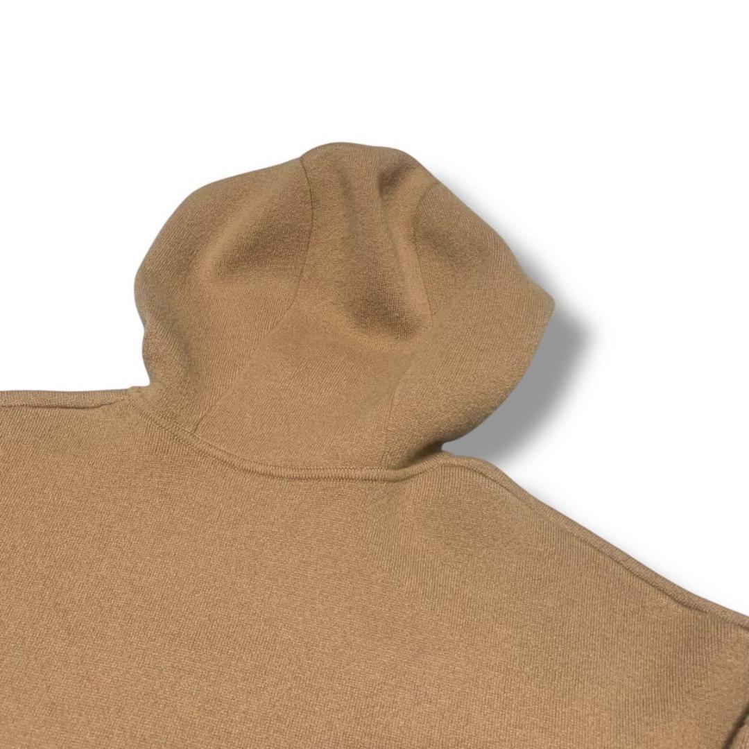 Current Burberry cashmere embroidered hoodie in camel with tags #QYET1X