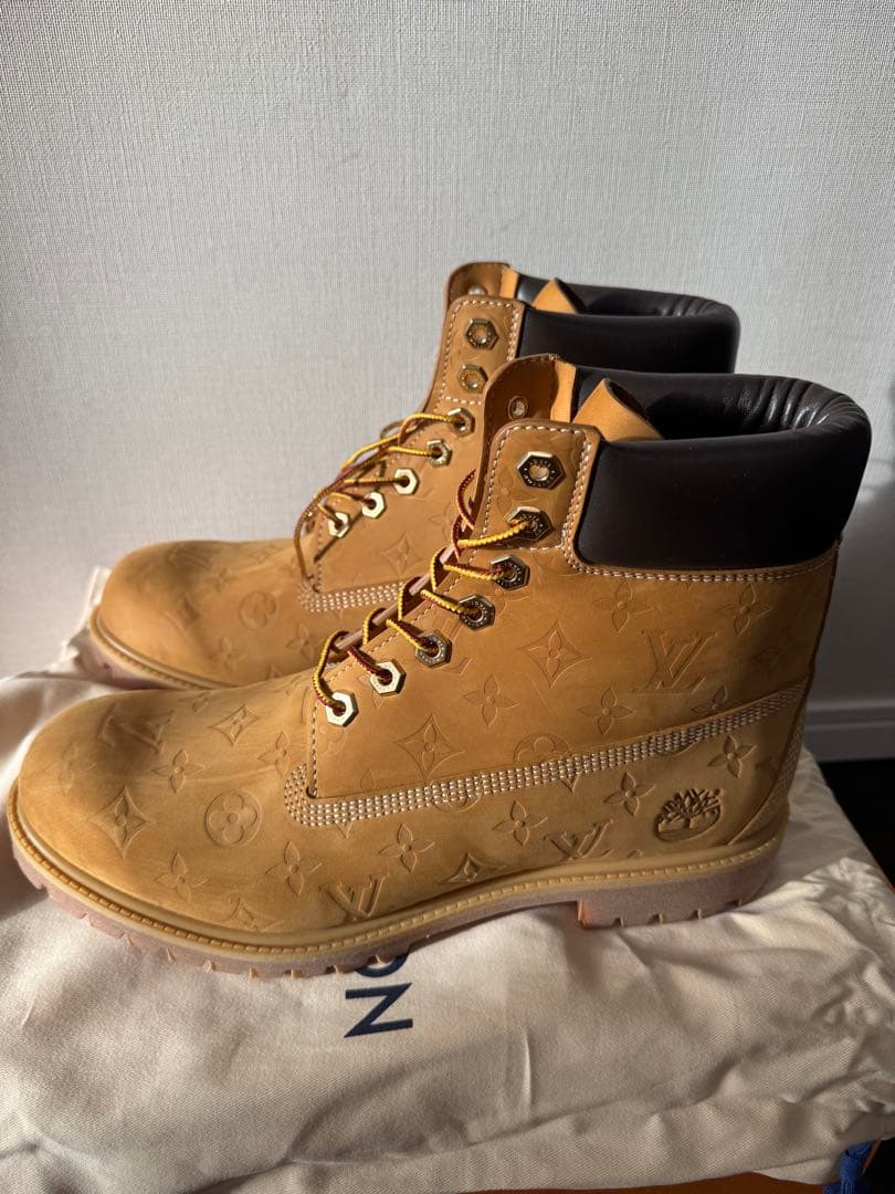Vuitton LOUIS VUITTON Timberland boots size 30 LV #QY1XL0