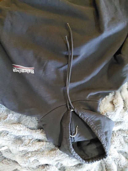 Balenciaga Black Hoodie #QY3FJU