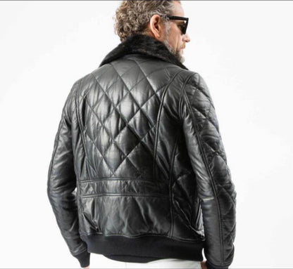 421PIU1UGUALE3 Lambskin Quilted Down Jacket #QYDASS