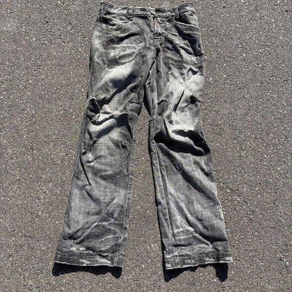 Vintage Marith? Fran?ois Girbaud distressed denim pants (Y2K) #QYGRDO
