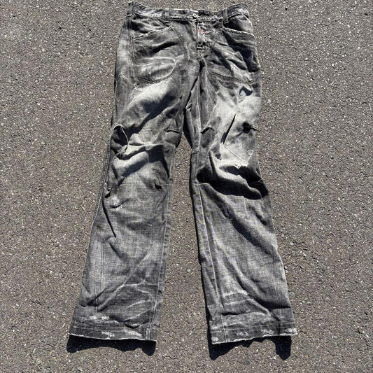Vintage Marith? Fran?ois Girbaud distressed denim pants (Y2K) #QYGRDO