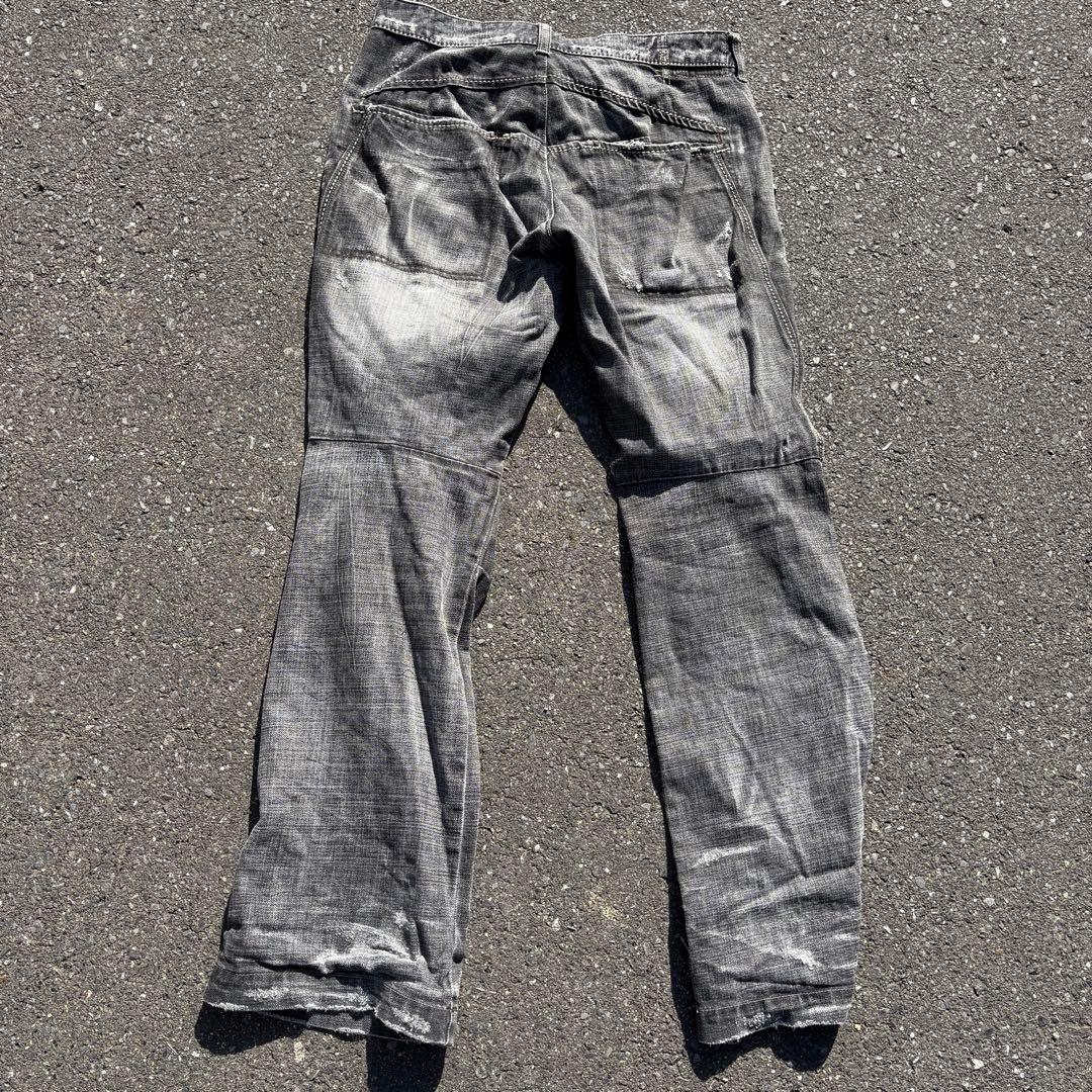 Vintage Marith? Fran?ois Girbaud distressed denim pants (Y2K) #QYGRDO