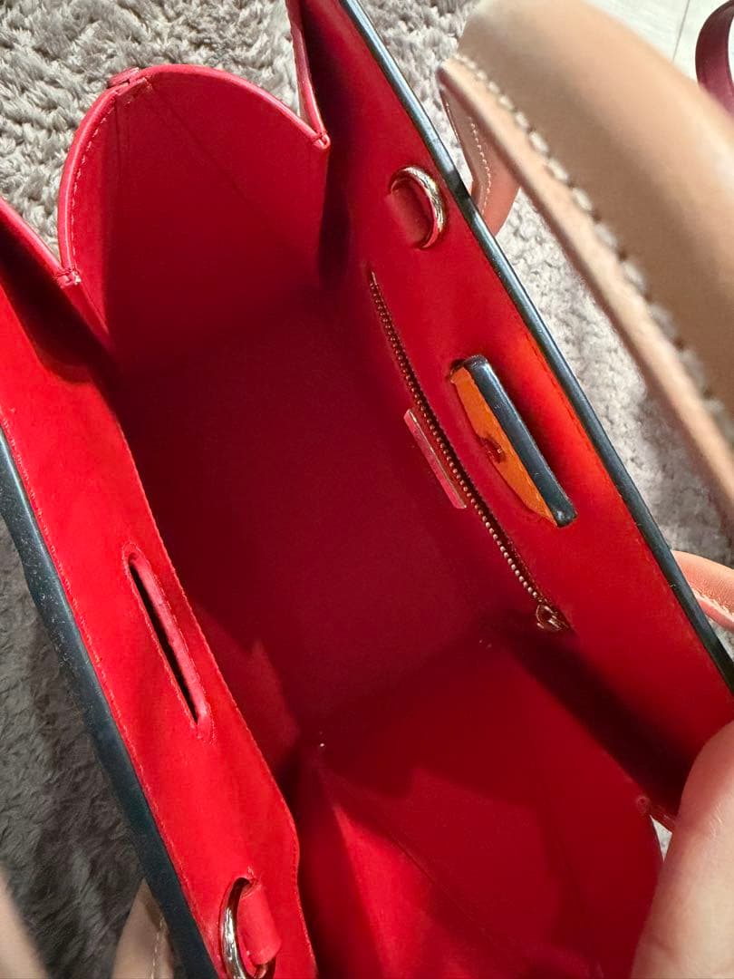 Christian Louboutin Embroidered Studded Handbag Pink / Multicolor Leathe #QYFNQU