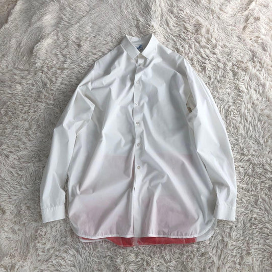JIL SANDER Oversized Long Shirt in White #QY8DAI