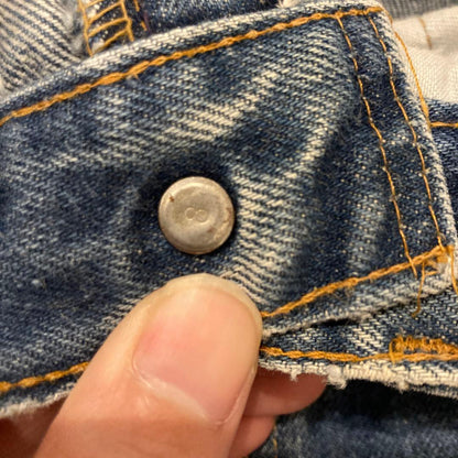 70s Vintage Levi's 505 Late 66 Chainstitch W32 L30 #PCF98D