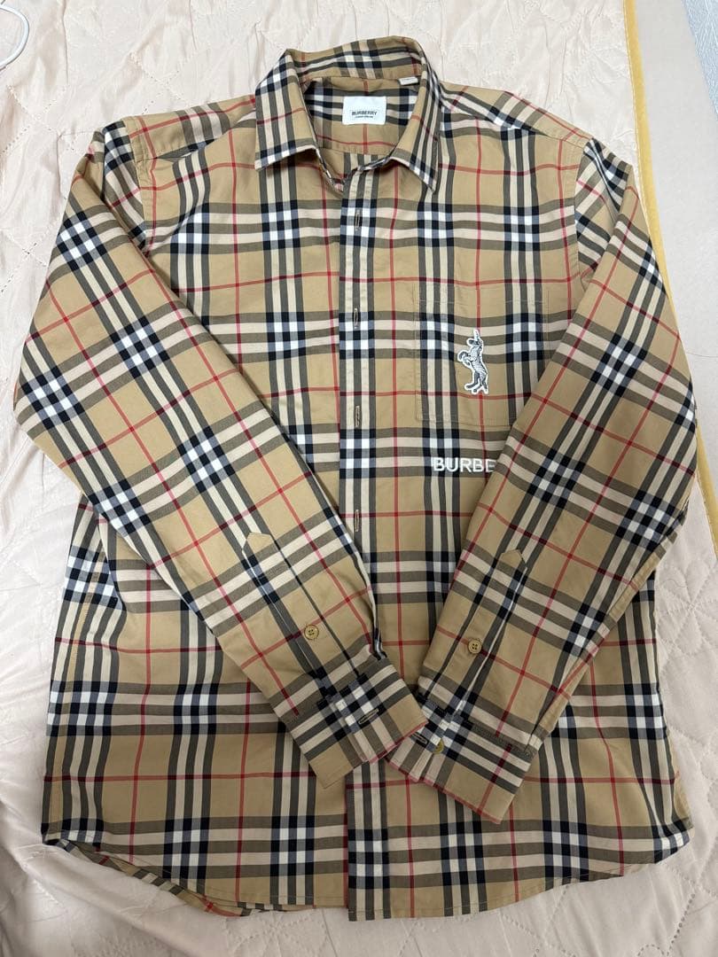 BURBERRY Checked Long Sleeve Shirt #PGGAP2