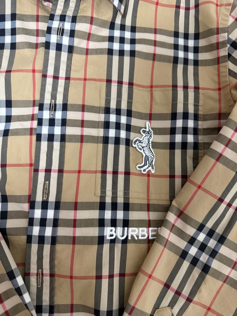 BURBERRY Checked Long Sleeve Shirt #PGGAP2