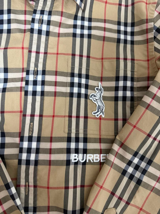 BURBERRY Checked Long Sleeve Shirt #PGGAP2