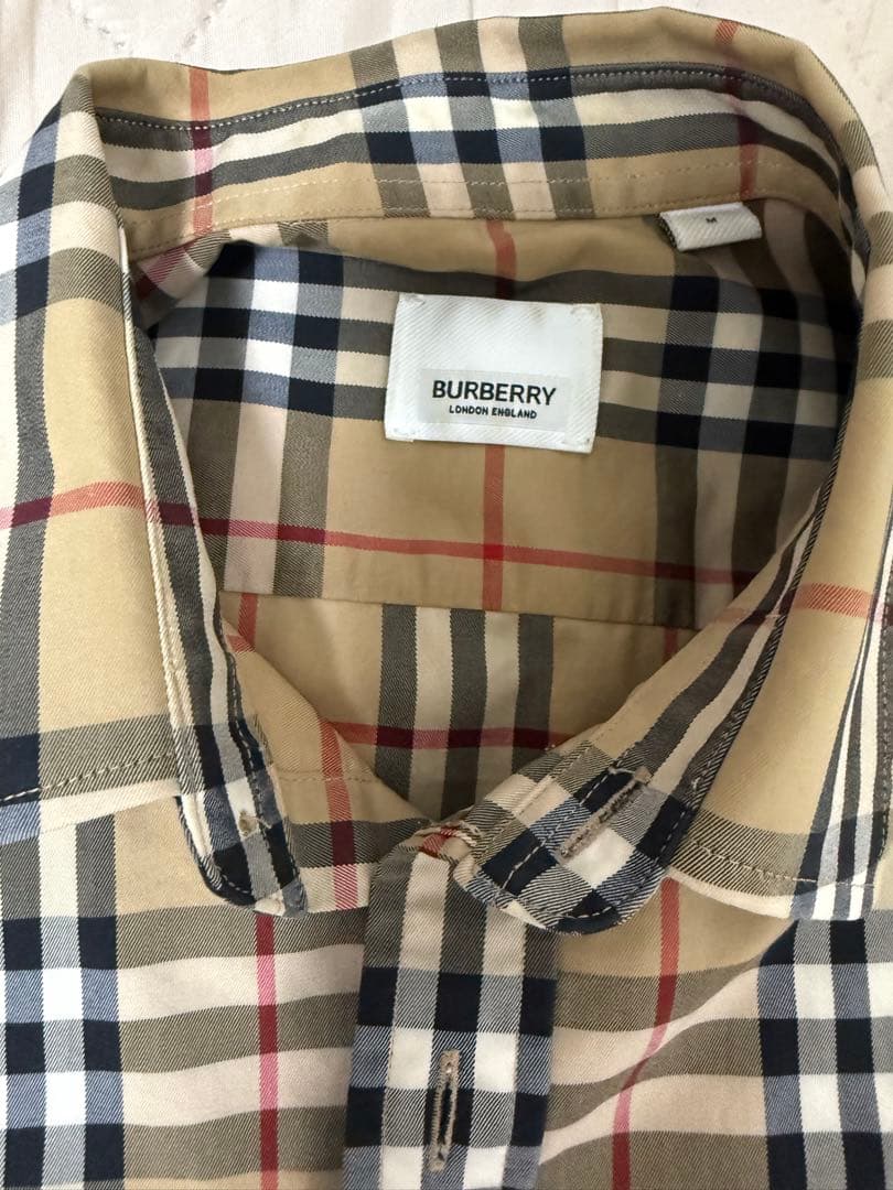 BURBERRY Checked Long Sleeve Shirt #PGGAP2
