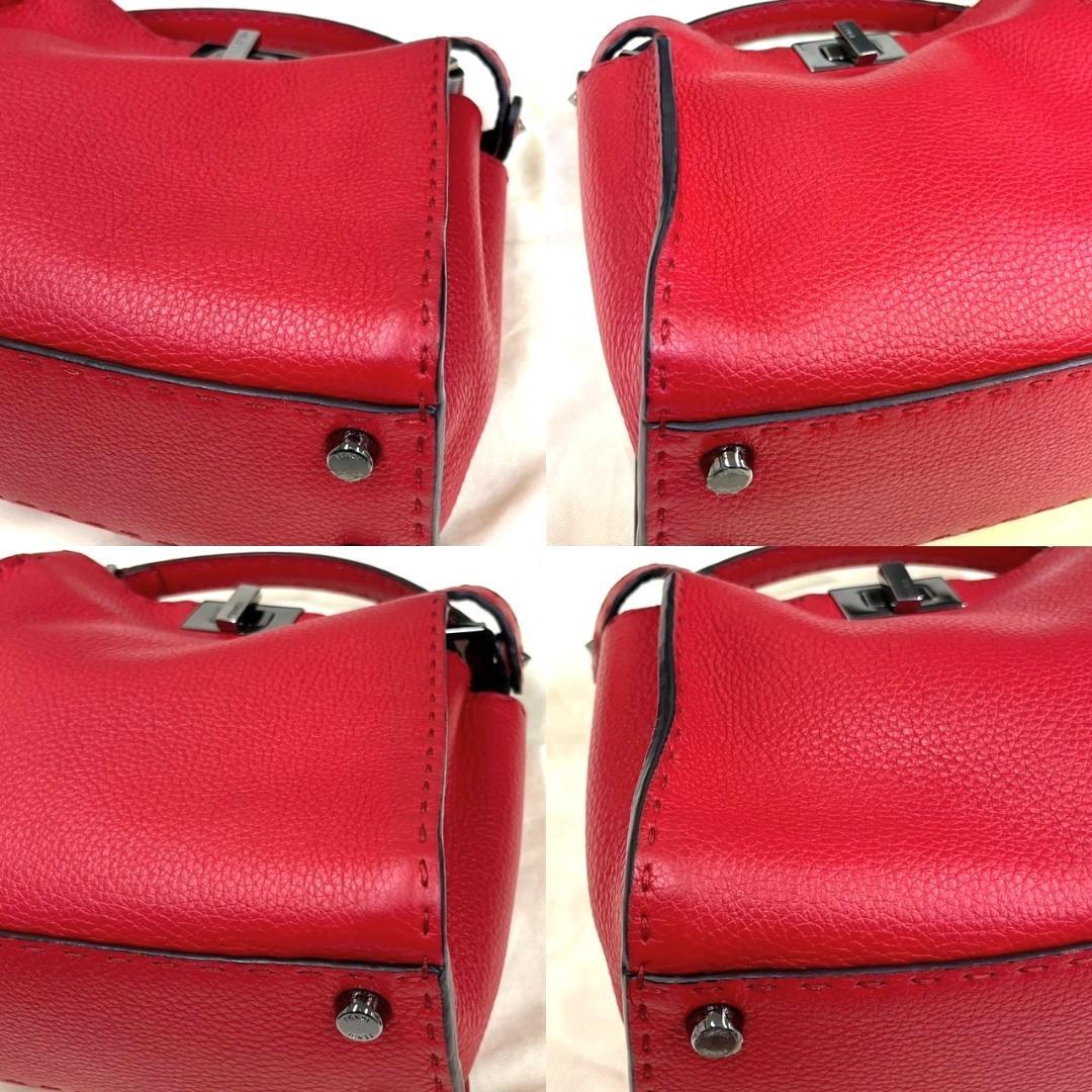Fendi Peekaboo Essentially Red Cuoio Roma 2020 #QYFP87