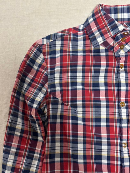 Vivienne Westwood Man Long Sleeve Checkered Shirt #QY1XPM