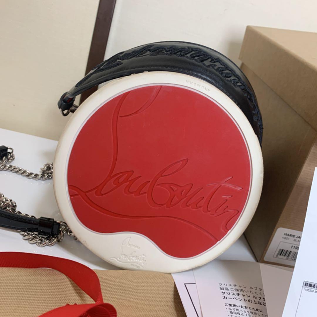 Christian Louboutin Studded Bucket Bag Chain Strap 2-Way #QYB7OO