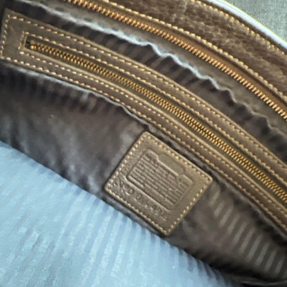 COACH Brown Leather Shoulder Bag (Old Coach) #QY1QAR