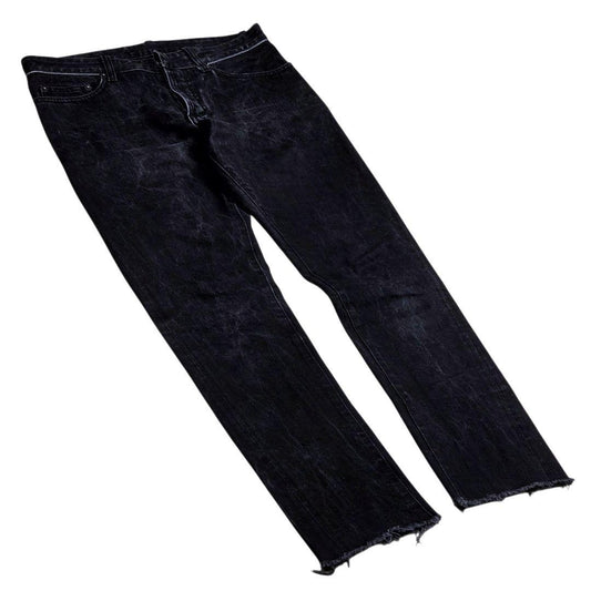 Balenciaga button fly black denim pants #QYCG71