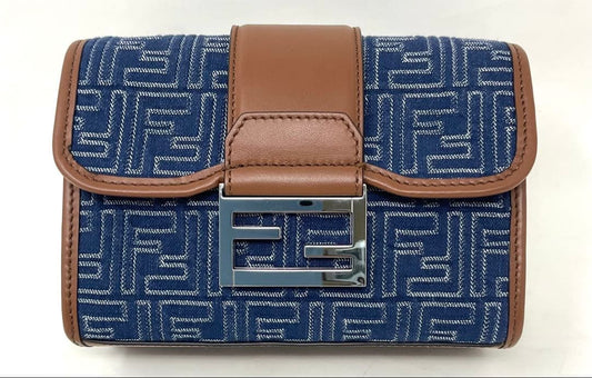 FENDI Double Bucket Denim Current Model #QY0UVS