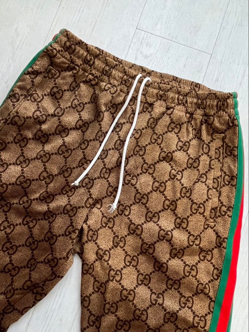GUCCI GG logo pants track pants #QY72XI
