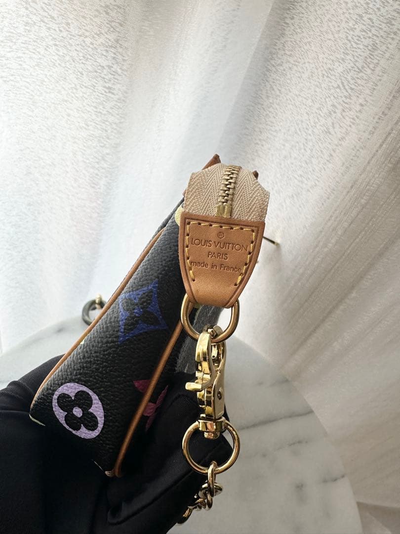 LOUIS VUITTON Multicolor Pochette Accessoires Noir #PGHU6D