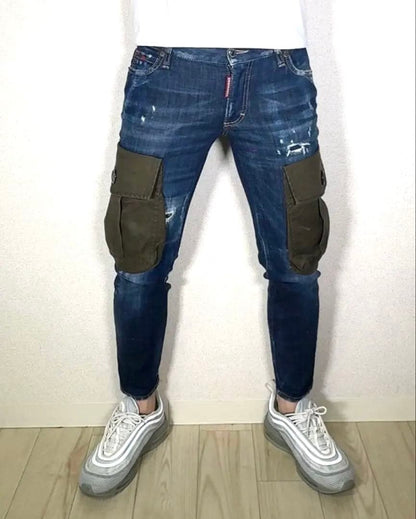 DSQUARED2 Military Pocket Skinny Denim, Size 36 #QO9VU8