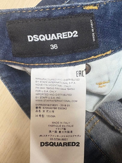 DSQUARED2 Military Pocket Skinny Denim, Size 36 #QO9VU8
