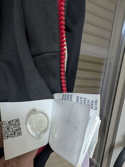 MONCLER full zip hoodie navy red #QYAIIR
