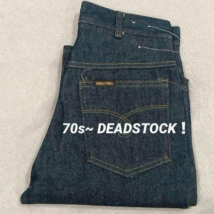 Made in USA 70s deadstock straight denim, actual size W29 501 505 #PCDK40