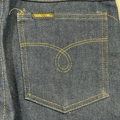 Made in USA 70s deadstock straight denim, actual size W29 501 505 #PCDK40