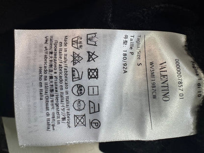VALENTINO VLTN logo patchwork hoodie, size S #QY7QFW