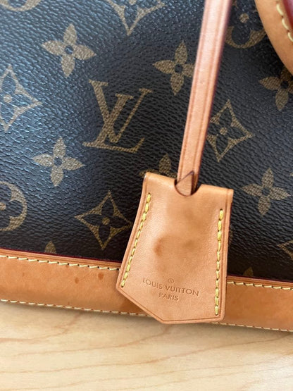 LOUIS VUITTON Alma PM Monogram Canvas Handbag Paris Store 2019 Handle Is #QY8E85
