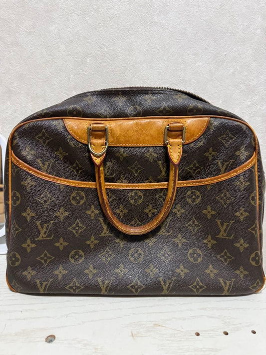 Louis Vuitton handbag, dark brown #QY9G5Z