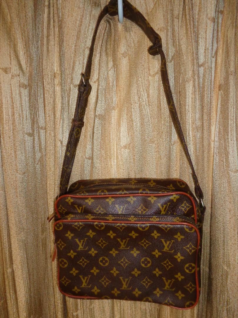 LOUIS VUITTON Monogram Nile Shoulder Bag Brown #QY5DAP