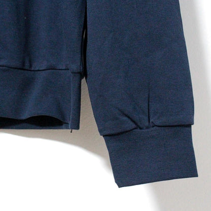 Emporio Armani Eagle Embroidered Long Sleeve Top and Pants, Navy Blue, S #QYETKY