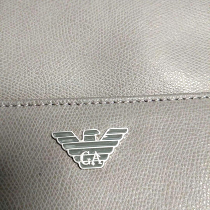 EMPORIO ARMANI backpack, all leather, made in Italy Navy #QY1AQG