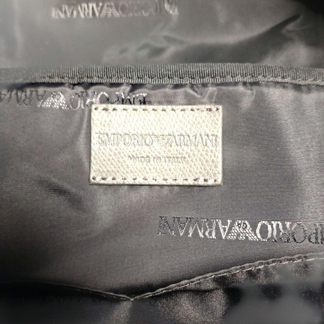 EMPORIO ARMANI backpack, all leather, made in Italy Navy #QY1AQG