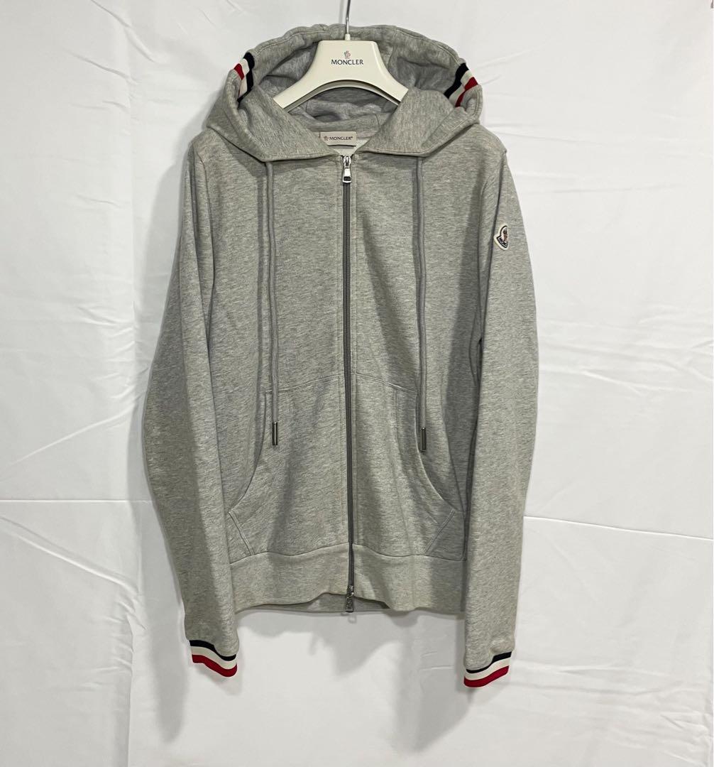 Moncler Tricolor Grey Parka Size S #QY3NMU