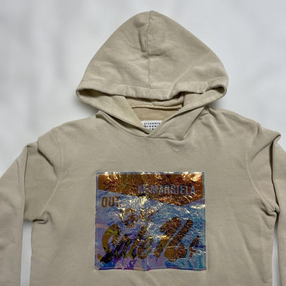 18AW Hologram Photo Italian-Made Maison Margiela Hoodie XL #QY3NFT