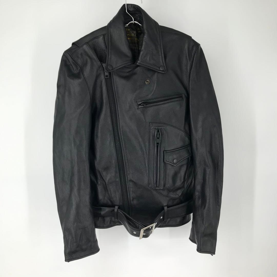 Rude Gallery Double Riders Jacket, Size L, Black #QYCFUC