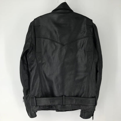 Rude Gallery Double Riders Jacket, Size L, Black #QYCFUC
