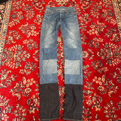 Soloist classic patchwork long remake patchwork denim #PC6GLY