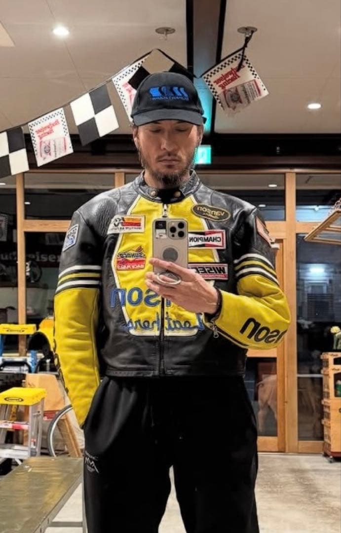 Vanson One Star Leather Jacket, Size 36, Rider's #PF610W