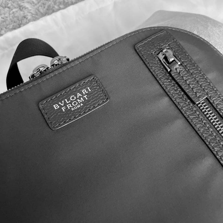 BVLGARI x Fragment Hiroshi Fujiwara Backpack Black Nylon #QY98BI