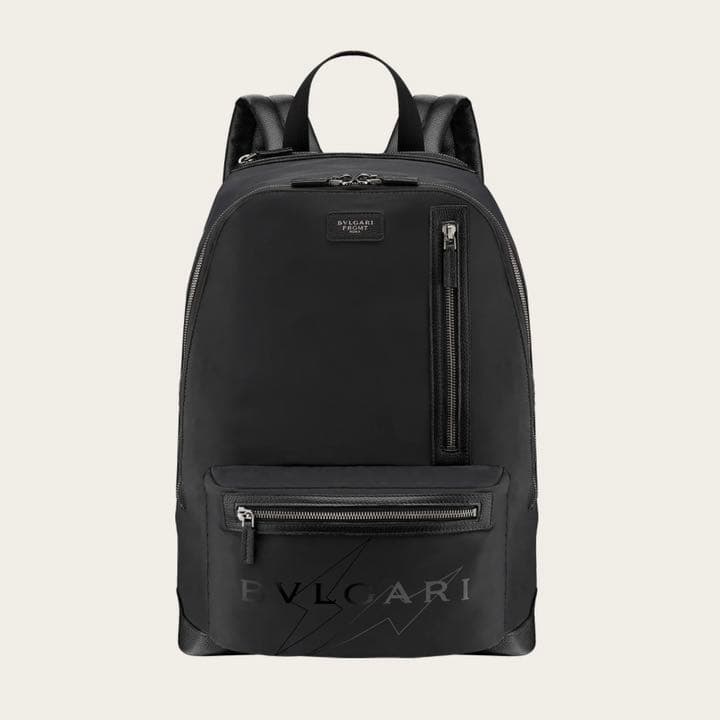 BVLGARI x Fragment Hiroshi Fujiwara Backpack Black Nylon #QY98BI