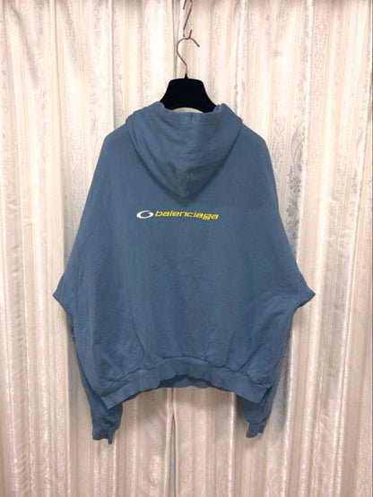 BALENCIAGA 24AW Embroidered Logo Hoodie #QY9V0X