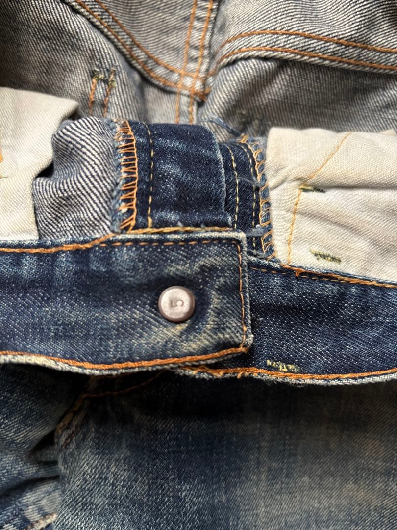60s Levi's 605 Bige Slim Fit with Black Tab, Vintage 70s 606 #QOK64O