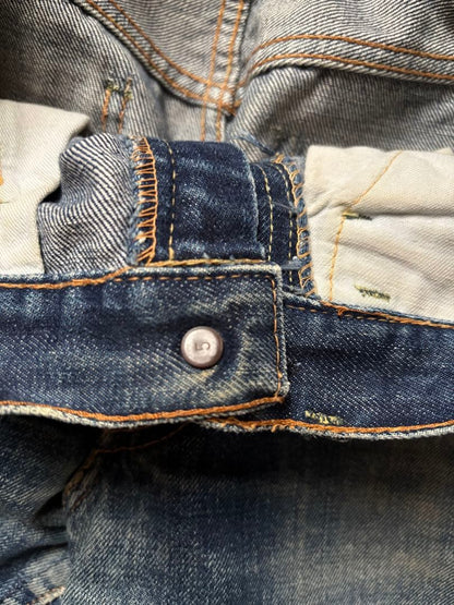 60s Levi's 605 Bige Slim Fit with Black Tab, Vintage 70s 606 #QOK64O