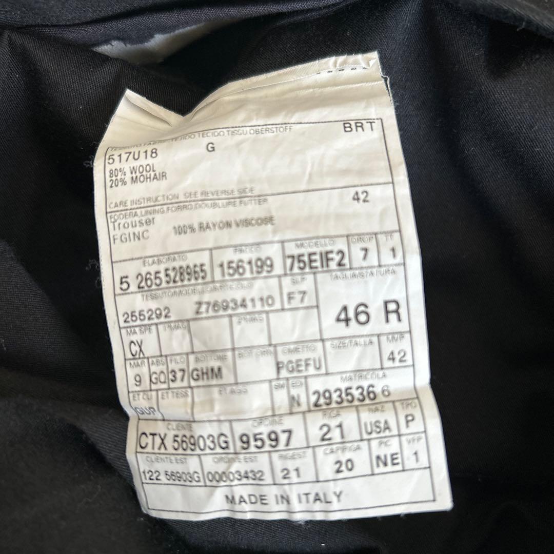 GUCCI Wool Mohair Slacks 46R Made in Italy #QYHKVY