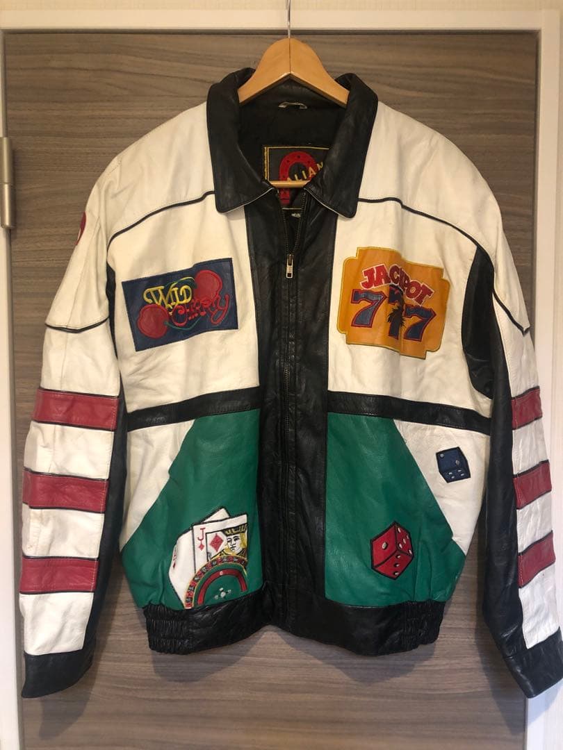 Vintage leather jacket, vintage clothing, rapper, Pelle Pelle, Pelle Pel #QYCFZZ